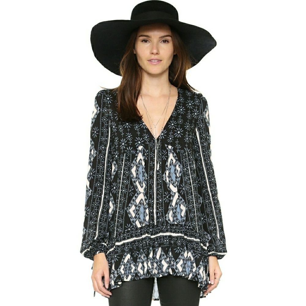 SOLD ❤ Free People Tunic Top Down By the Bay - Picture 5 of 6